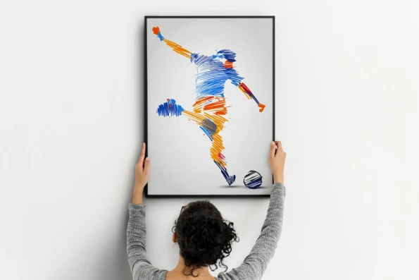 vertical-wall-art-color-art-prints-fitness-motivation-metal-frame-141