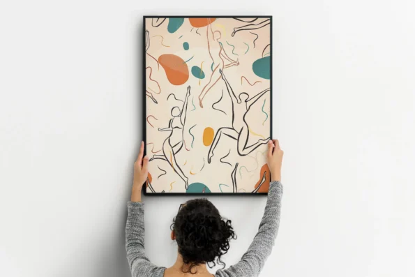 vertical-wall-art-color-art-prints-fitness-motivation-metal-frame-142