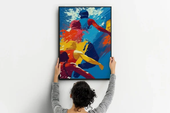 vertical-wall-art-color-art-prints-fitness-motivation-metal-frame-145