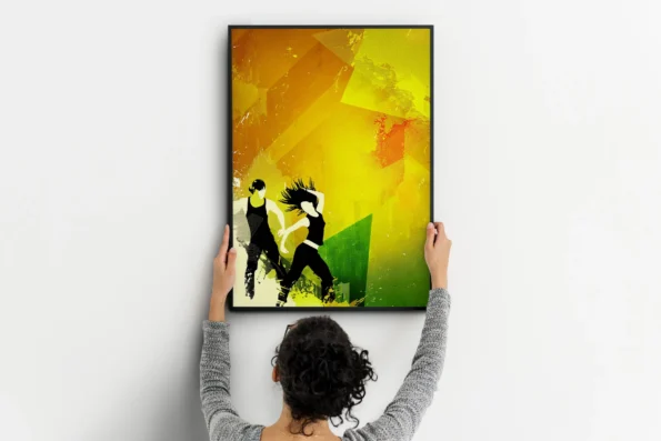 vertical-wall-art-color-art-prints-fitness-motivation-metal-frame-148