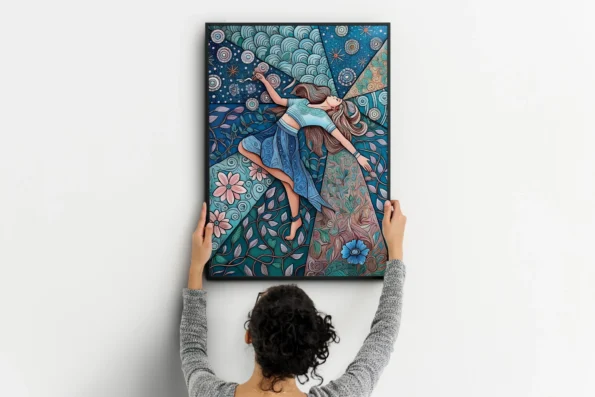 vertical-wall-art-color-art-prints-fitness-motivation-metal-frame-149