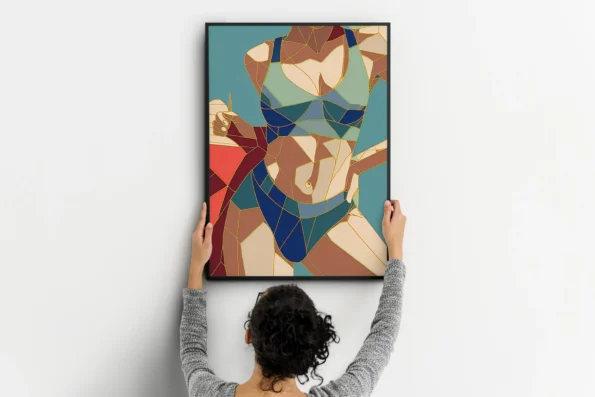 vertical-wall-art-color-art-prints-fitness-motivation-metal-frame-152