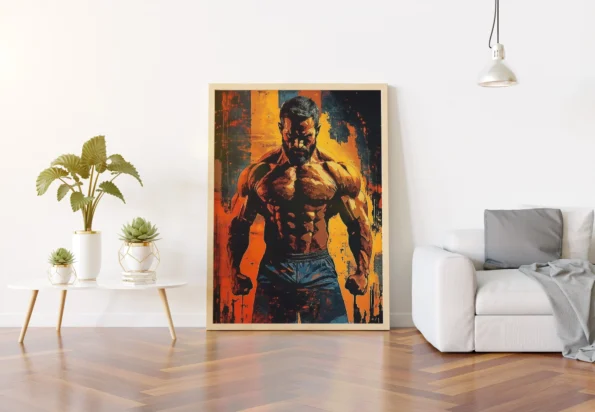 color-art-prints-fitness-motivation-wood-frame-109