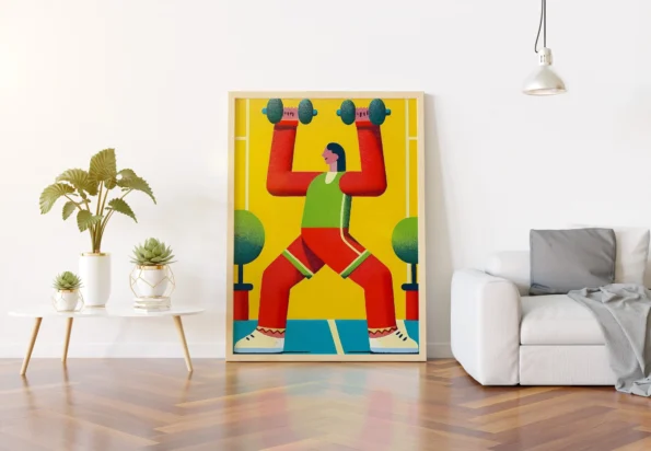 vertical-wall-art-color-art-prints-fitness-motivation-wood-frame-154